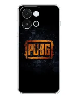 Чехол для OnePlus 13T с картинкой «PUBG — золотой логотип»