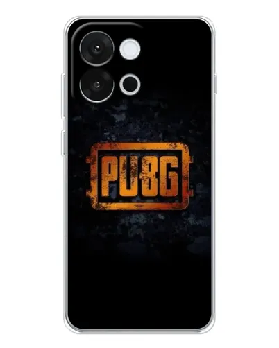 Чехол для OnePlus 13T с картинкой «PUBG — золотой логотип»