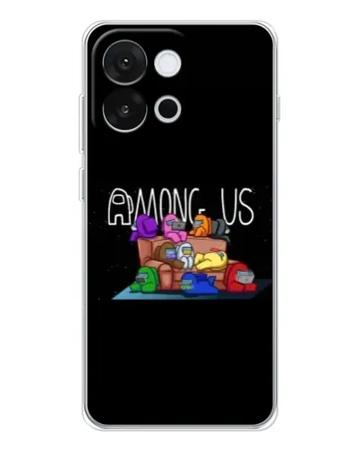 Чехол для OnePlus 13T с картинкой «Логотип Among Us»