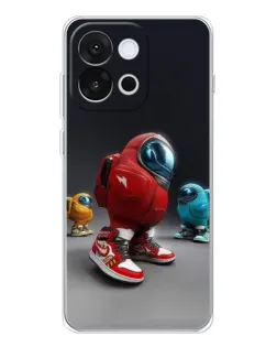 Чехол для OnePlus 13T с картинкой «Among Us — 3D стиль» Чехол для OnePlus 13T с картинкой «Among Us — 3D стиль»