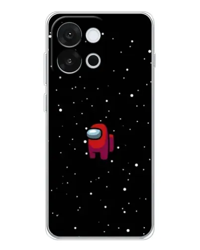 Чехол для OnePlus 13T с картинкой «Красный Among Us»