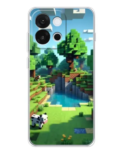 Чохол для OnePlus 13T з картинкою «Minecraft літній день»
