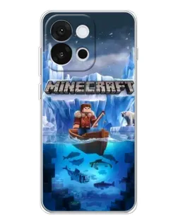 Чохол для OnePlus 13T з картинкою «Minecraft льодянийсвіт»