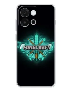 Чохол для OnePlus 13T з картинкою «Minecraft Diamond лого»