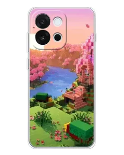 Чохол для OnePlus 13T з картинкою «Рожеве дерево Minecraft»