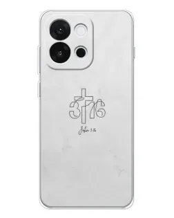 Чохол для OnePlus 13T з картинкою «Івана 3:16 Хрест» Чохол для OnePlus 13T з картинкою «Івана 3:16 Хрест»