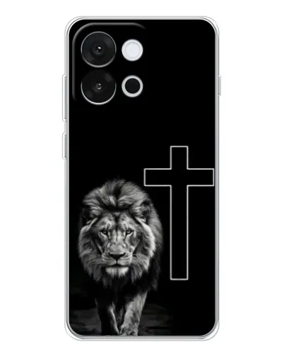 Чохол для OnePlus 13T з картинкою «Лев та Хрест» Чохол для OnePlus 13T з картинкою «Лев та Хрест»