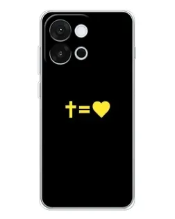 Чохол для OnePlus 13T з картинкою «Серце та Хрест»