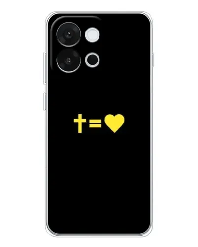 Чохол для OnePlus 13T з картинкою «Серце та Хрест» Чохол для OnePlus 13T з картинкою «Серце та Хрест»