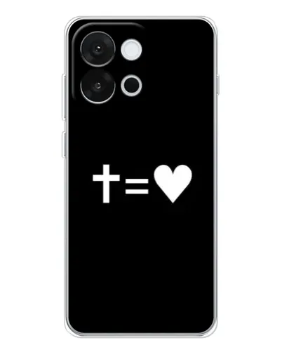 Чохол для OnePlus 13T з картинкою «Хрест та Серце» Чохол для OnePlus 13T з картинкою «Хрест та Серце»