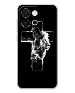 Чехол для OnePlus 13T с картинкой «Сияющий крест Jesus»