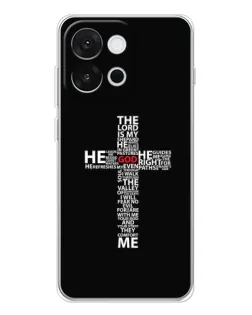 Чехол для OnePlus 13T с картинкой «Текстовый крест»