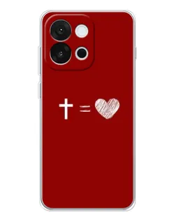 Чехол для OnePlus 13T с картинкой «Уравнение любви»