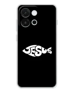 Чехол для OnePlus 13T с картинкой «Рыба Jesus»