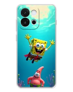 Чехол для OnePlus 13T с картинкой «Спанч Боб под водой»