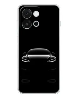Чохол для OnePlus 13T з картинкою «Силует Tesla Night»