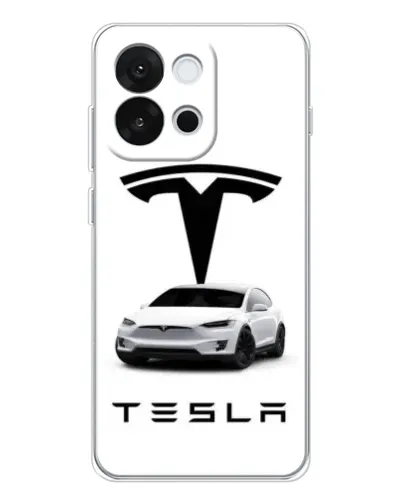 Чохол для OnePlus 13T з картинкою «Tesla White Style»