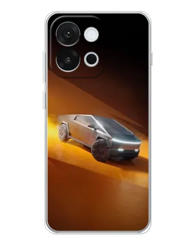 Чохол для OnePlus 13T з картинкою «Cybertruck у пустелі»