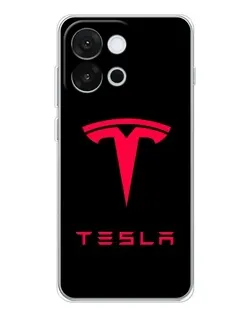 Чохол для OnePlus 13T з картинкою «Tesla Red Logo»