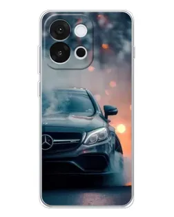 Чохол для OnePlus 13T з картинкою «Mercedes — нічне місто»