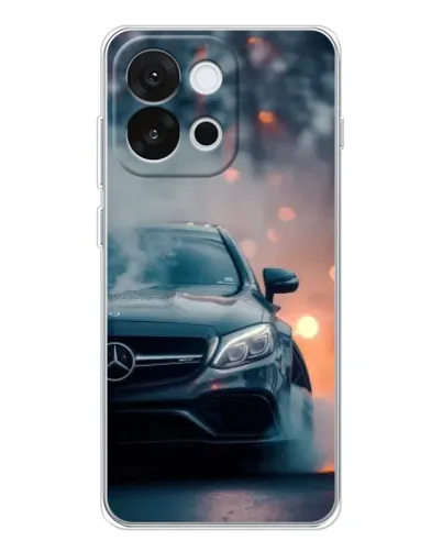 Чохол для OnePlus 13T з картинкою «Mercedes — нічне місто»
