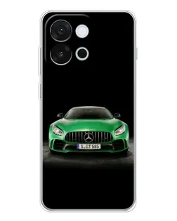 Чохол для OnePlus 13T з картинкою «Mercedes — неоновий лого»