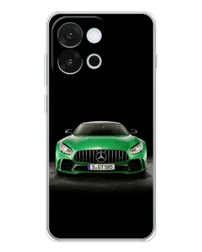 Чохол для OnePlus 13T з картинкою «Mercedes — неоновий лого»