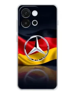 Чохол для OnePlus 13T з картинкою «Mercedes — прапор Німеччини»