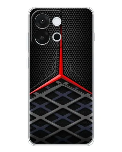 Чохол для OnePlus 13T з картинкою «Mercedes Carbon Grid»