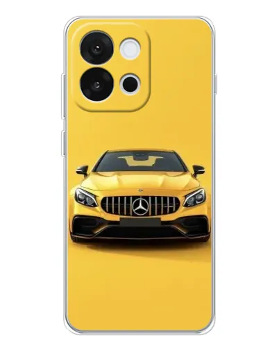 Чохол для OnePlus 13T з картинкою «Жовтий Mercedes GT»