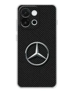 Чехол для OnePlus 13T с картинкой «Карбоновый Mercedes стиль»