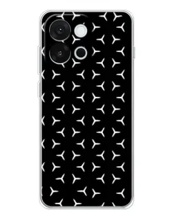 Чехол для OnePlus 13T с картинкой «Mercedes паттерн звезд»