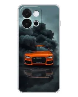 Чохол для OnePlus 13T з картинкою «Audi у хмарах диму»
