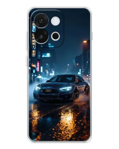 Чохол для OnePlus 13T з картинкою «Нічне місто та Audi»