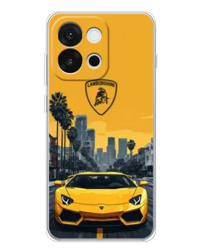 Чохол для OnePlus 13T з картинкою «Жовтий Lamborghini місто» Чохол для OnePlus 13T з картинкою «Жовтий Lamborghini місто»