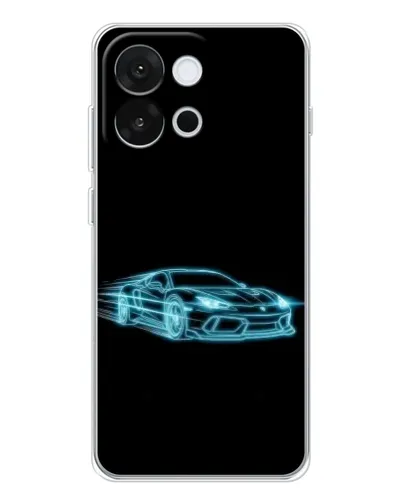 Чохол для OnePlus 13T з картинкою «Неоновий контур Lamborghini» Чохол для OnePlus 13T з картинкою «Неоновий контур Lamborghini»