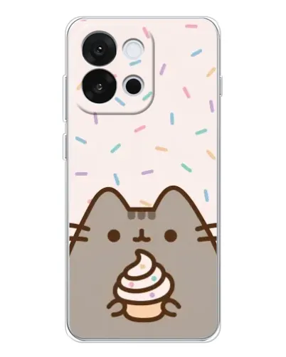 Чохол для OnePlus 13T з картинкою «Пушин з кексом»