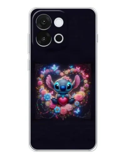 Чехол для OnePlus 13T с картинкой «Stitch в цветах» Чехол для OnePlus 13T с картинкой «Stitch в цветах»