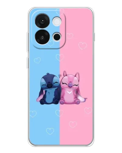 Чехол для OnePlus 13T с картинкой «Stitch и Angel Love» Чехол для OnePlus 13T с картинкой «Stitch и Angel Love»