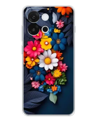 Чехол для OnePlus 13T с картинкой «Цветочная феерия»