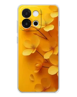 Чехол для OnePlus 13T с картинкой «Золотые лепестки» Чехол для OnePlus 13T с картинкой «Золотые лепестки»