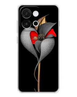 Чехол для OnePlus 13T с картинкой «Серебряный фантазийный цветок» Чехол для OnePlus 13T с картинкой «Серебряный фантазийный цветок»