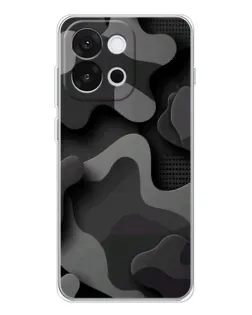 Чохол для OnePlus 13T з картинкою «Темний абстрактний камуфляж»