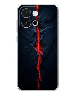 Чохол для OnePlus 13T з картинкою «Червона лавова тріщина»