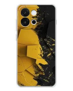 Чохол для OnePlus 13T з картинкою «Золоті уламки геометрії»