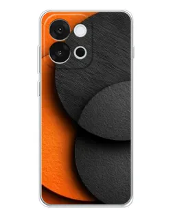 Чохол для OnePlus 13T з картинкою «Геометрія помаранчевих кіл»