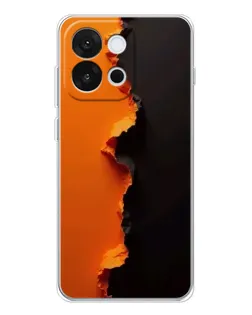 Чохол для OnePlus 13T з картинкою «Помаранчевий розлом»