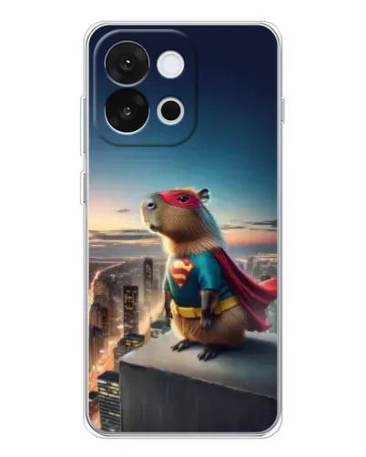 Чохол для OnePlus 13T з картинкою «Капі-мен супергерой»
