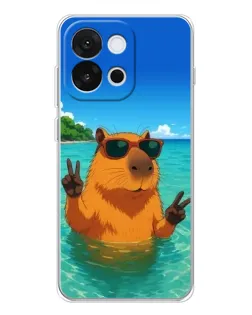 Чохол для OnePlus 13T з картинкою «Морська капібара»