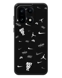 Чохол для OnePlus 15 з картинкою «Nike Black Pattern»